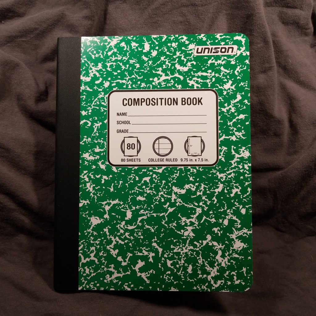 NEW Set OF 3 Unison Composition/Notebooks 80 Sheets College Ruled 