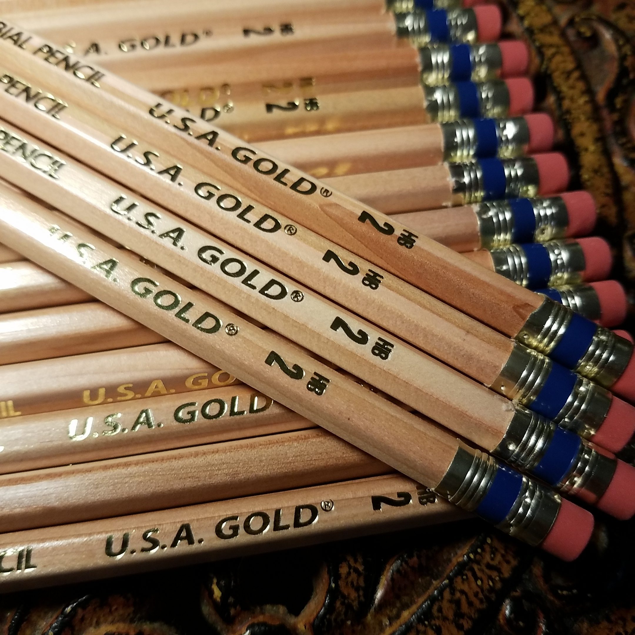 Back To School (or Home) USA Gold and USA Titanium and Scribble