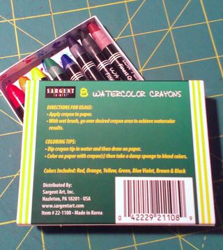 Watercolors: Watercolor crayons