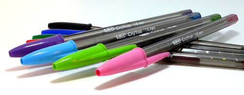 Writing By Hand: Review: Bic Cristal 1.6 mm Pens