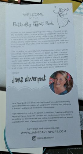 Jane Davenport Butterfly Effect Books - Travelers Notebook Review