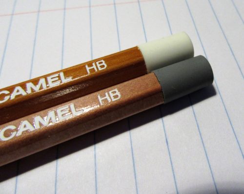 Pencil Review: Camel Pencils and the Joy of the Integrated Eraser