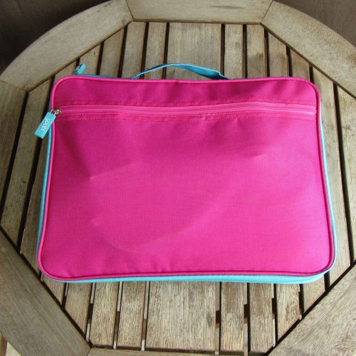 Yoobi Pencil Organizer Case With Pockets Bad In Pink