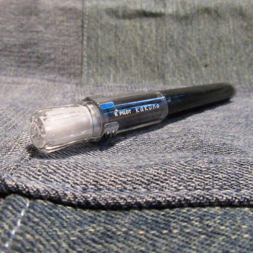 Pilot Kakuno Fountain Pen - Clear - Extra Fine Nib