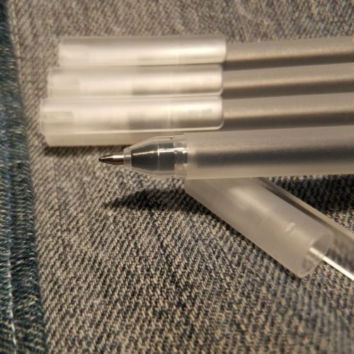 MUJI Gel Ink Pocket Pen - 0.5 mm - Black