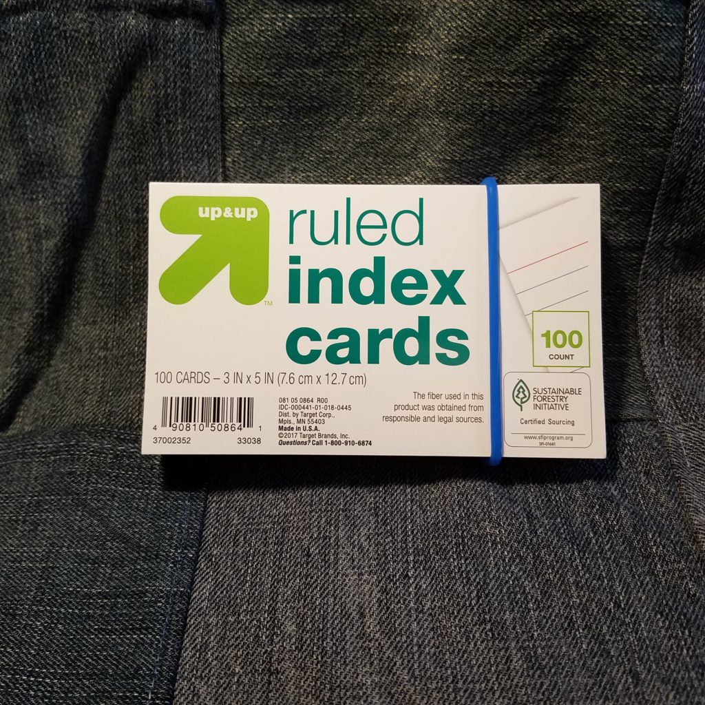 Review Up&Up White Index Cards Target Comfortable Shoes Studio