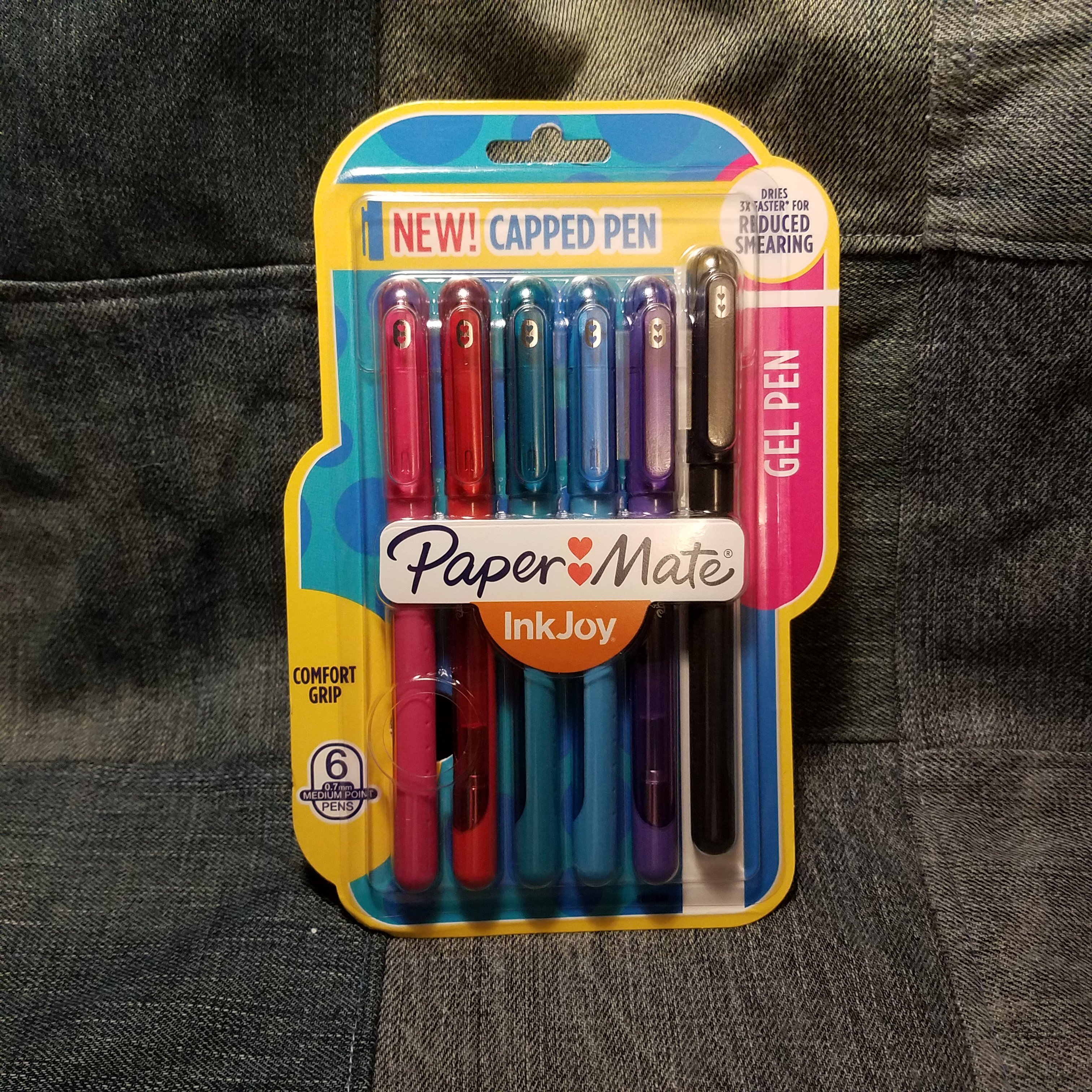 Paper Mate InkJoy Gel Pens, Capped, Medium Point (0.7mm)