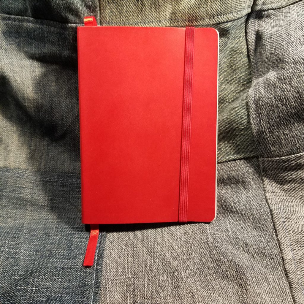 Pentalic Recycled Traveler Sketchbooks, Red