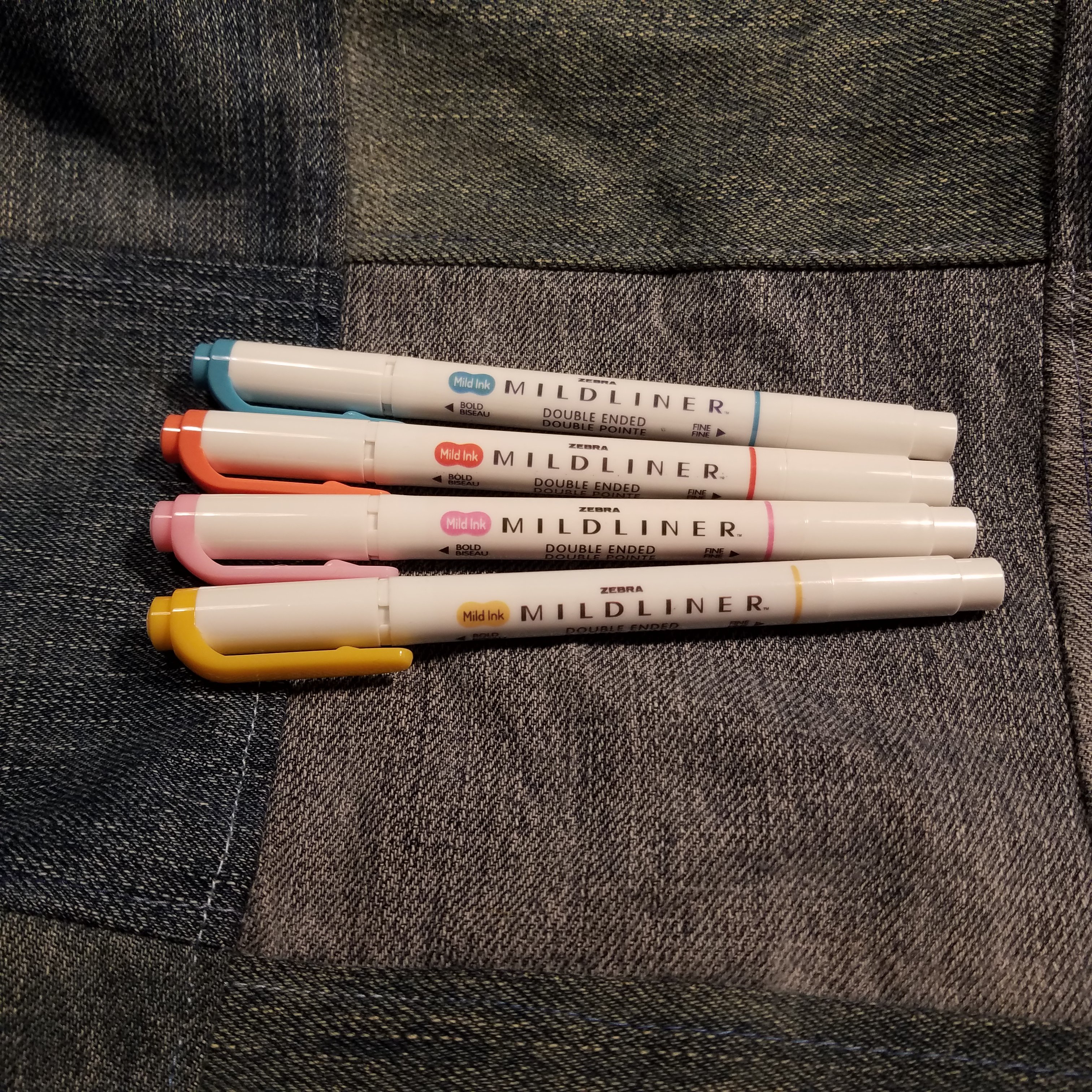 Found these s note sharpies and they're basically like the zebra mild  liners and I love them. The swatches are in order. : r/bulletjournal