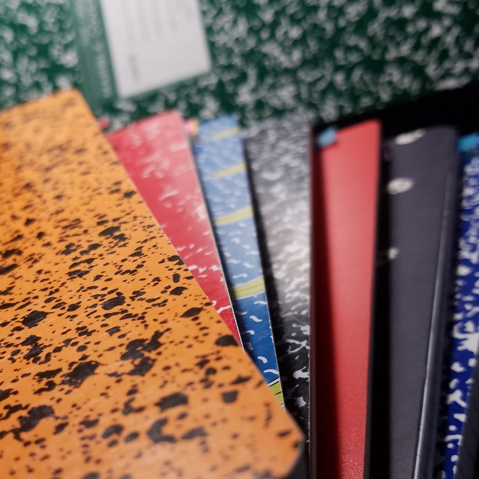 In Defense of Plastic Covered Composition Books Comfortable Shoes Studio