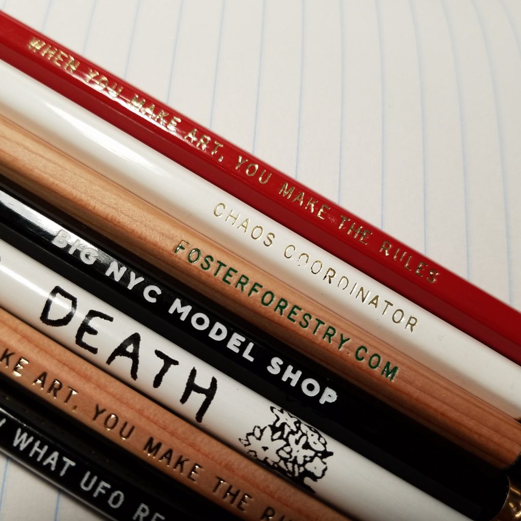 Custom art shop pencils