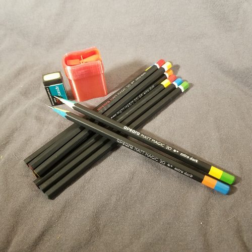 DEEPMAN Apsara Matt Magic Pencil 2.0 With Eraser & Sharpener  [Pack of 10] Pencil 