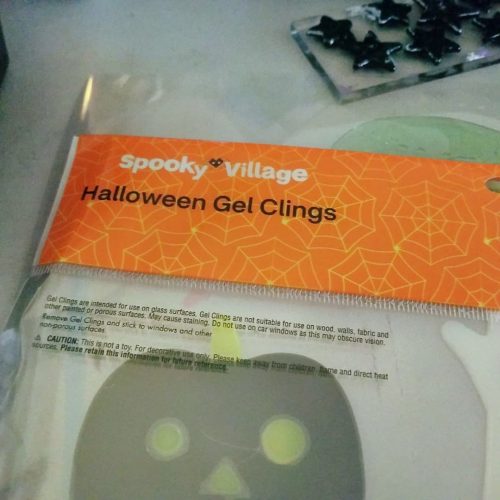 package of gel window clings